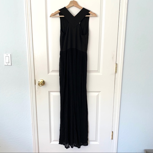 Forever 21 Black Maxi Bandage Chiffon Dress - Picture 5 of 5